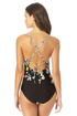 Anne Cole - Lace Up Classic Maillot One Piece Swimsuit