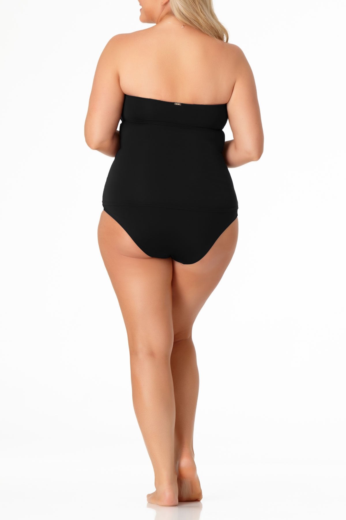 Anne Cole Plus -  Twist Front Bandeaukini Swim Top