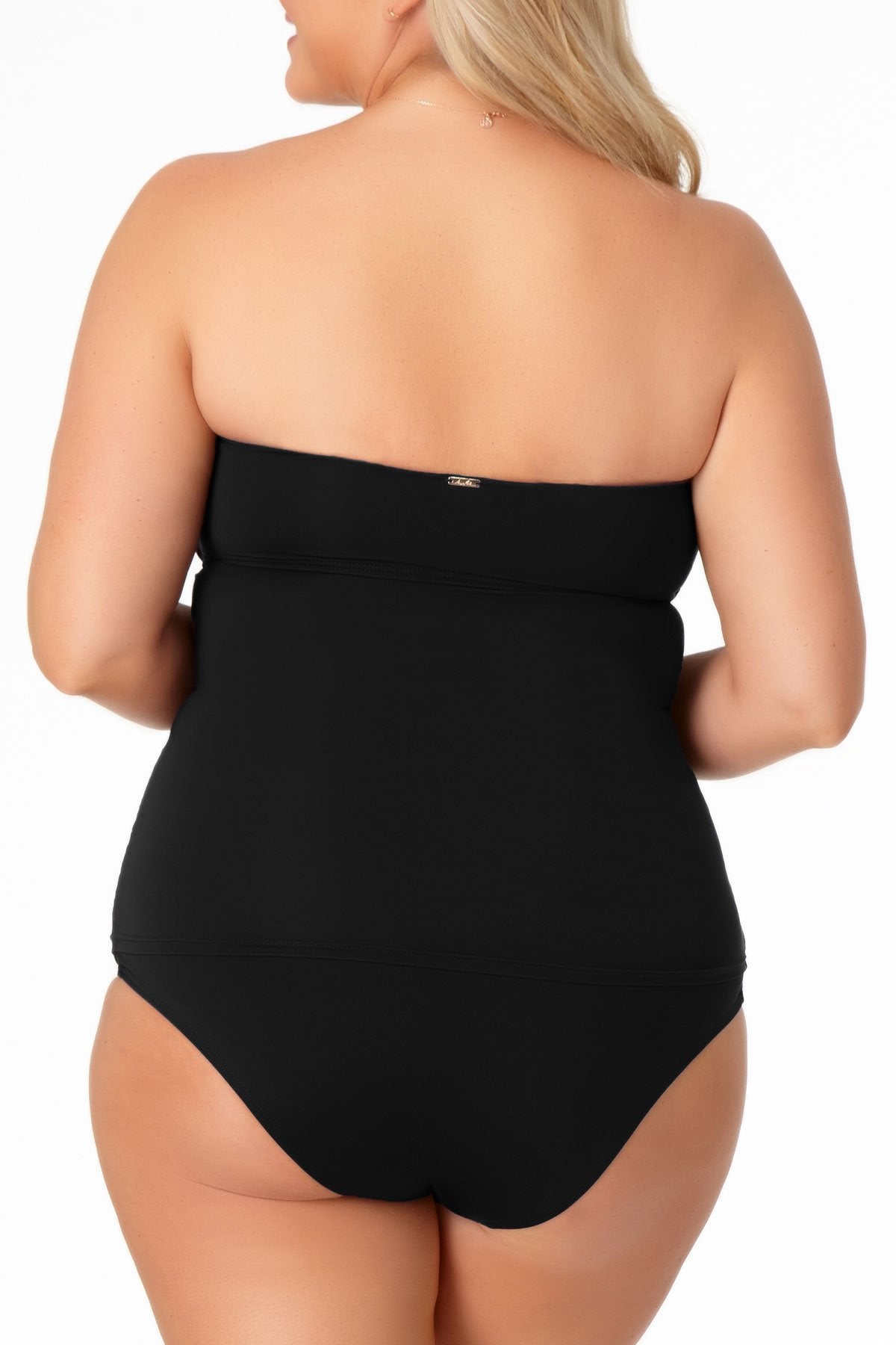 Anne Cole Plus -  Twist Front Bandeaukini Swim Top