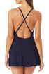 Anne Cole - Swim Dress With Skirted Bottom
