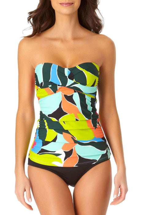 Anne Cole -  Twist Front Bandeaukini Swim Top