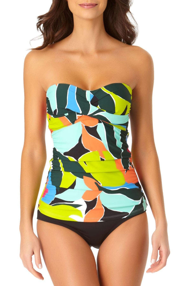 Anne Cole -  Twist Front Bandeaukini Swim Top