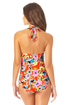 Anne Cole - Shirred Front Halter One Piece Swimsuit