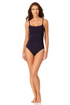 Anne Cole - Shirred Lingerie Maillot One Piece