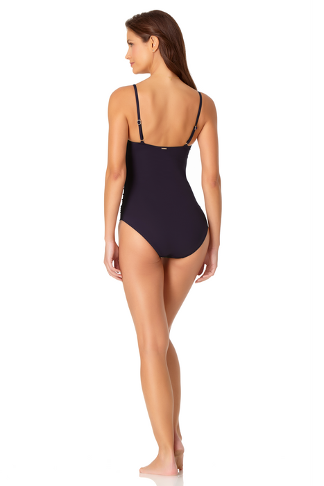 Anne Cole - Shirred Lingerie Maillot One Piece