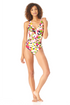 Anne Cole - V Neck Cross Back One Piece