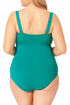 Anne Cole Plus - Twist Front Shirred One Piece