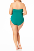 Anne Cole Plus - Twist Front Shirred One Piece