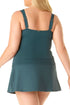 Anne Cole Plus - Twist Front Underwire Tankini Swim Top